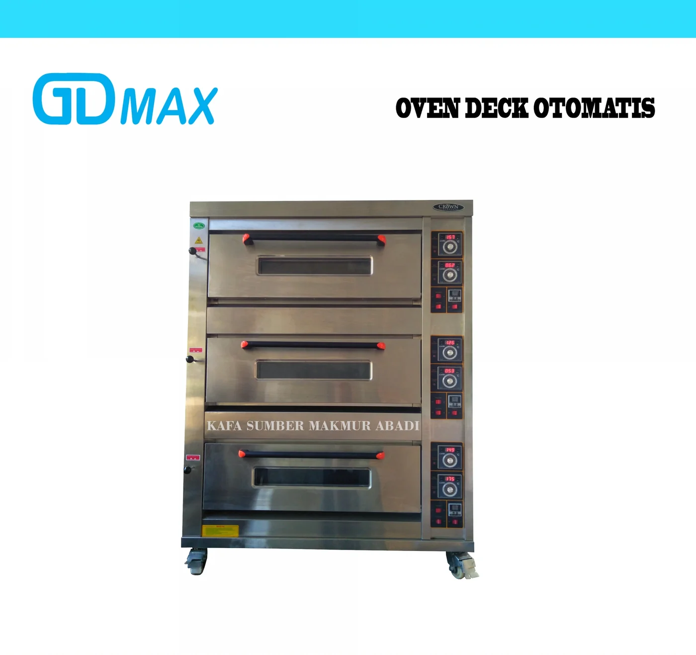 Foto Oven Deck Otomatis Crown 3 Deck - Crown